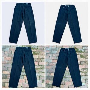 Vintage 1997 Levi's SilverTabs Baggy Black Denim Straight Jeans